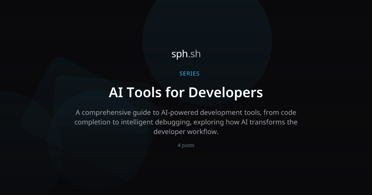 AI Tools for Developers | sph.sh